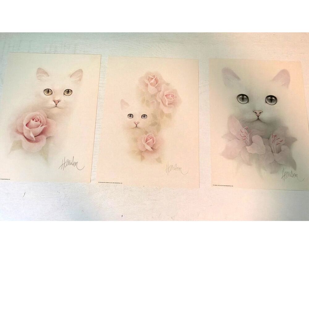 1982 Vintage Set of 6 Bob Harrison 9x12 Lithographs